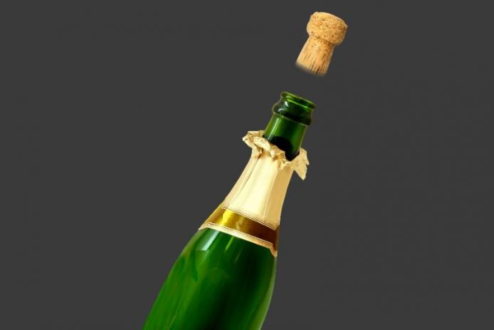 bouteille de champagne consignée